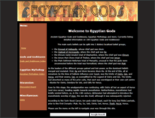 Tablet Screenshot of egyptiangods.co.uk